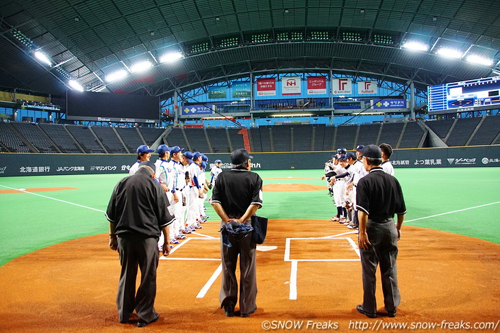 井山敬介さん率いる野球チーム「NEW WALK YANKEES」 vs Brain presents タマキちゃんを応援しよう!!チャリティーゲーム in 札幌ドーム